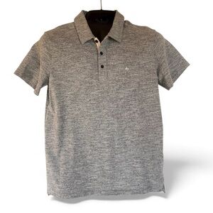 Rag & Bone Standard Issue Heather Gray Polo Shirt Men’s Size M